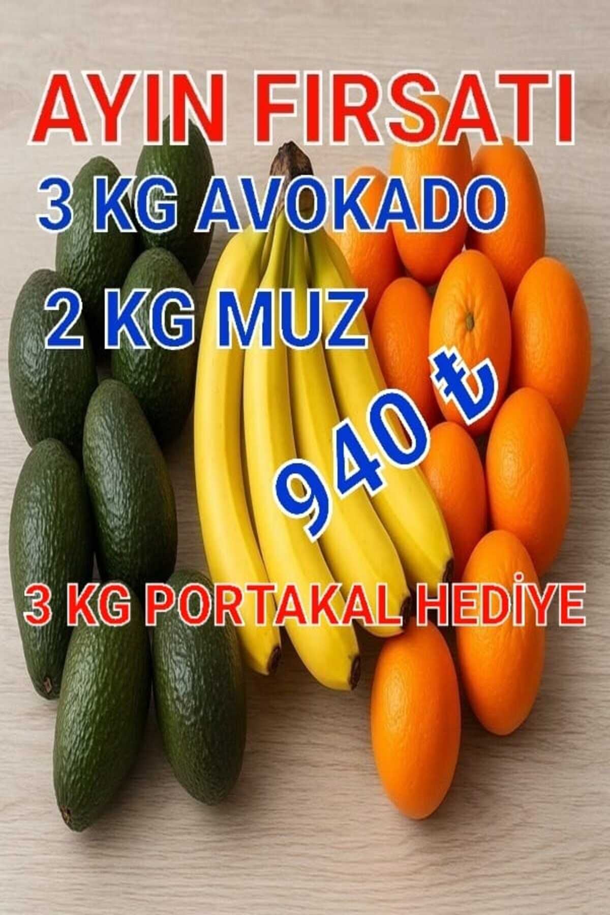 AYIN FIRSATI 1. sınıf 3 KG AVOKADO, 2 KG MUZ, 3 KG PORTAKAL