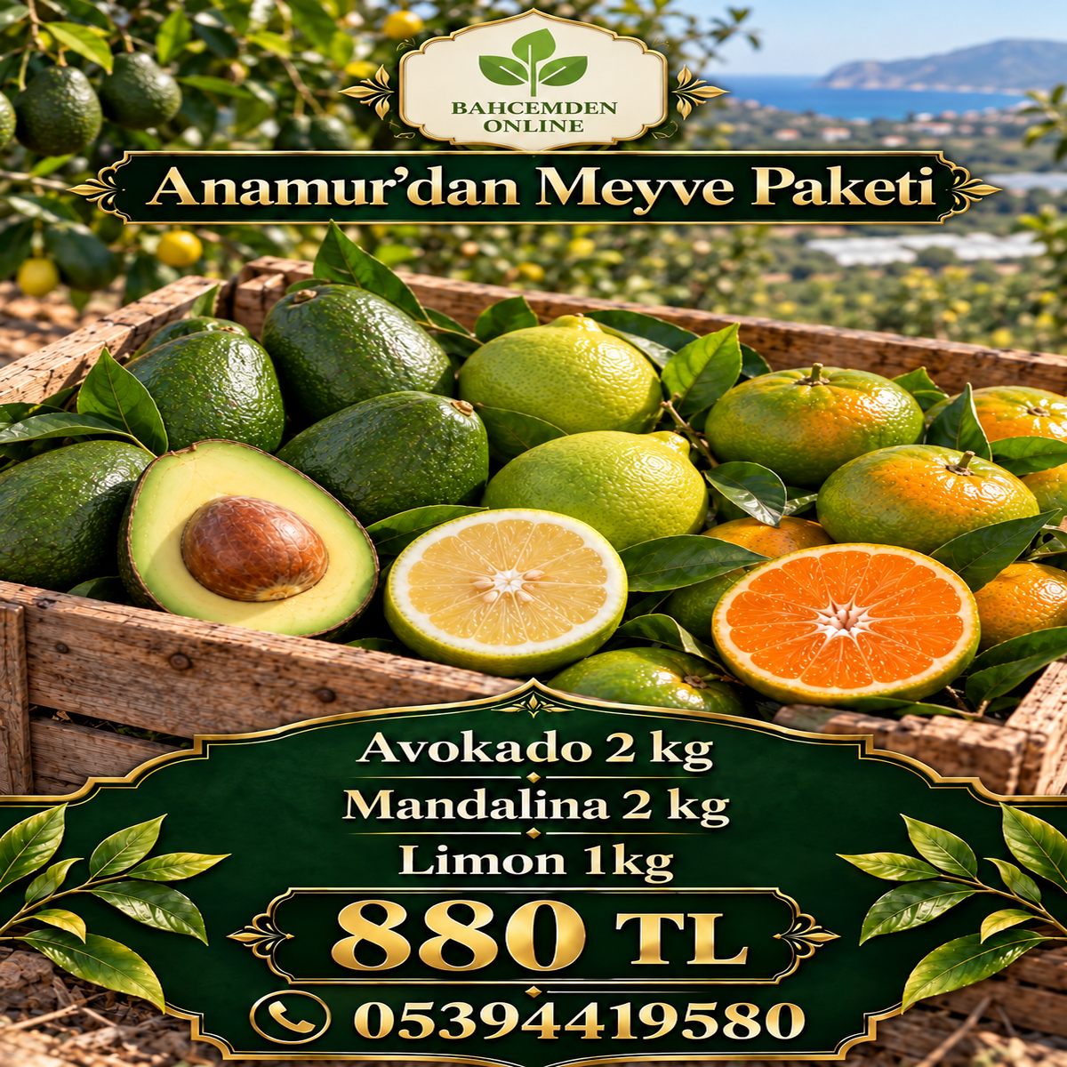 Anamur’dan Meyve Paketi